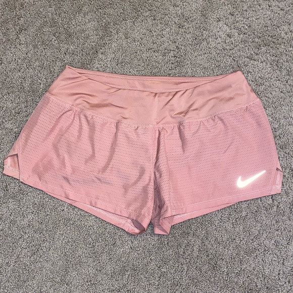 Nike Nude/Pink Running Shorts - Picture 1 of 4